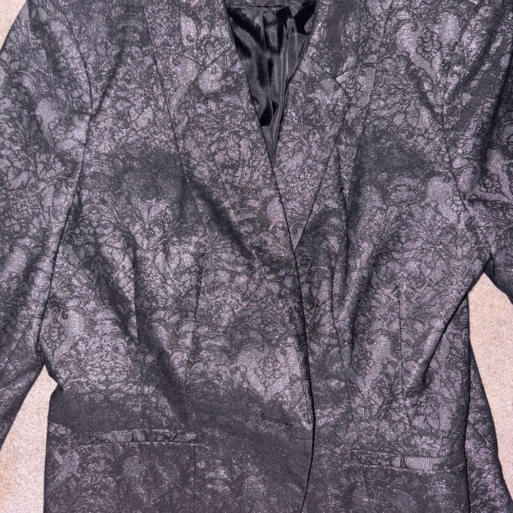 Worthington Women's Shimmering Black Pantsuit - Picture 3 of 6